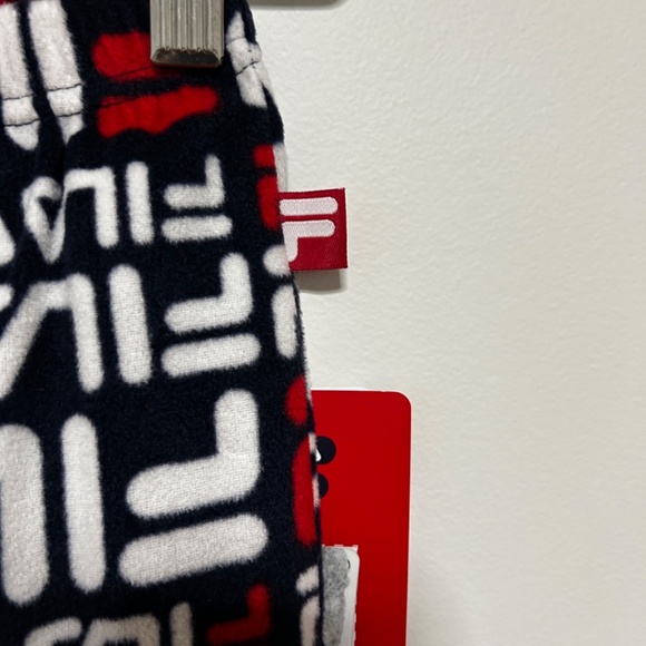 NWT Fila Boys 2 Pair Pyjama Bottoms Fleece Flame Resistant Size 8 Elastic Waist - Picture 10 of 14